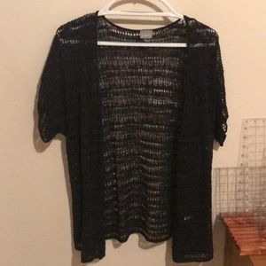 Black cardigan
